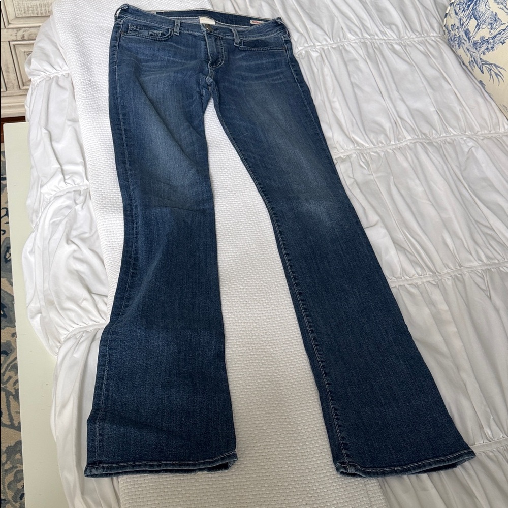 True Religion Dark Blue Flared Jeans